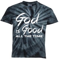 God Is Good All The Time Funny Christian Kids Tie-Dye T-Shirt