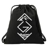 God Is Greater Than The Highs And Lows; Ups And Downs Drawstring Bag