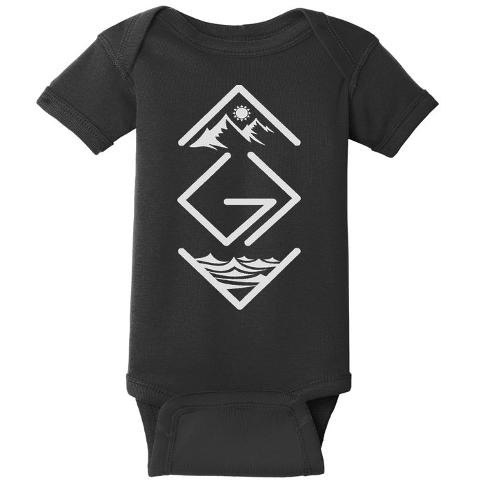 God Is Greater Than The Highs And Lows; Ups And Downs Baby Bodysuit