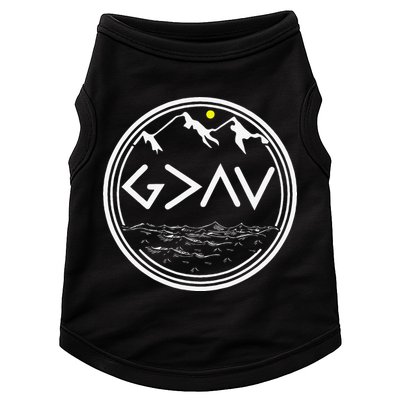 God Is Greater Than HIghs And Lows Disciple And Christian Doggie Tank