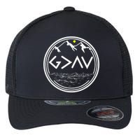 God Is Greater Than HIghs And Lows Disciple And Christian Flexfit Unipanel Trucker Cap