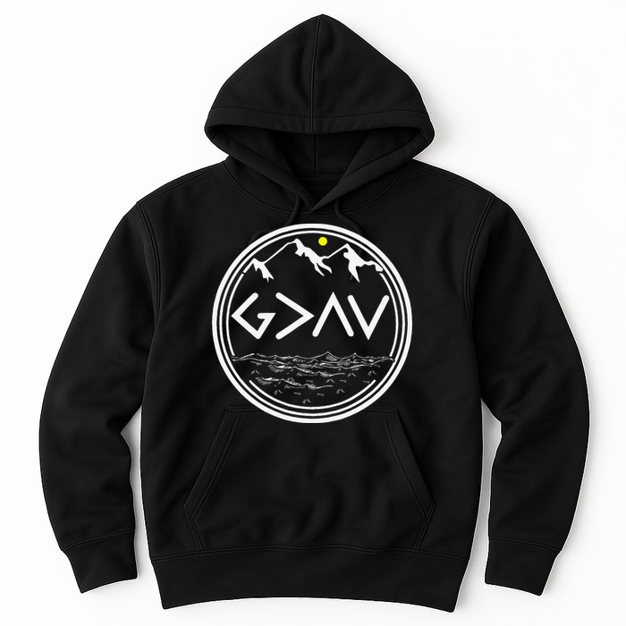 God Is Greater Than HIghs And Lows Disciple And Christian Hoodie