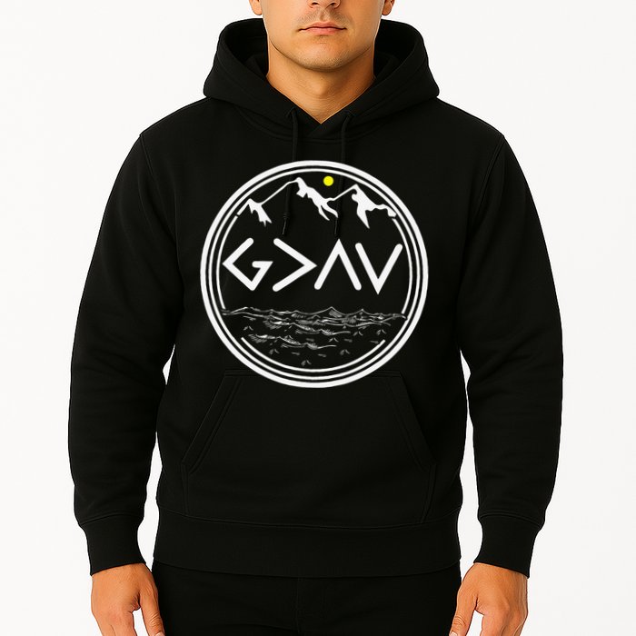 God Is Greater Than HIghs And Lows Disciple And Christian Hoodie