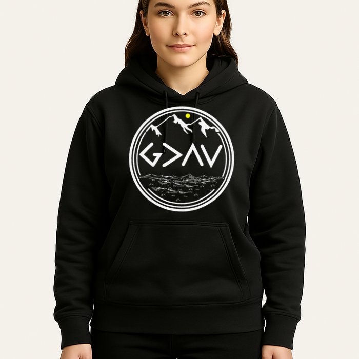 God Is Greater Than HIghs And Lows Disciple And Christian Hoodie