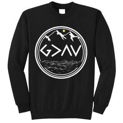 God Is Greater Than HIghs And Lows Disciple And Christian Sweatshirt
