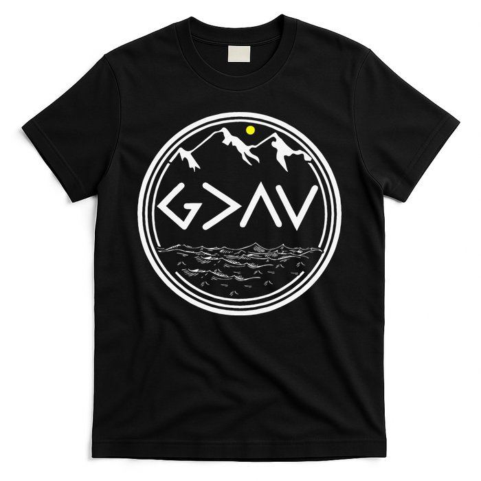 God Is Greater Than HIghs And Lows Disciple And Christian T-Shirt
