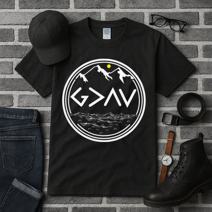 God Is Greater Than HIghs And Lows Disciple And Christian Tall T-Shirt