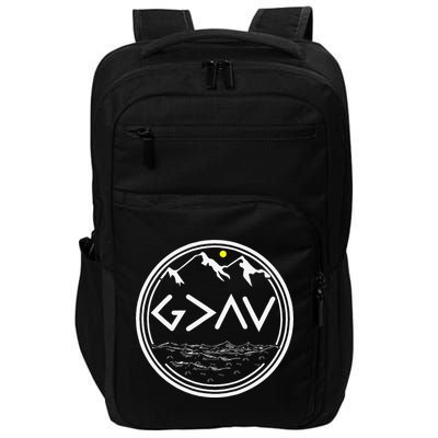 God Is Greater Than HIghs And Lows Disciple And Christian Impact Tech Backpack