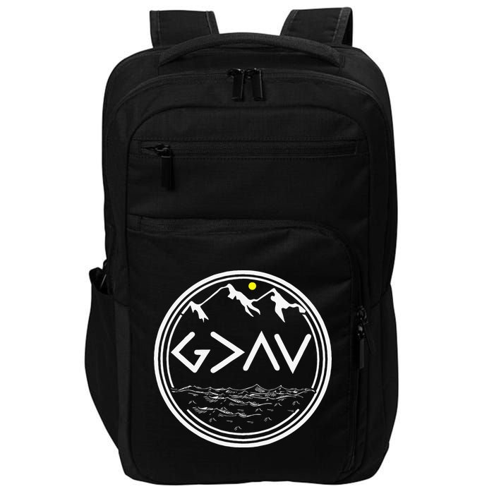 God Is Greater Than HIghs And Lows Disciple And Christian Impact Tech Backpack