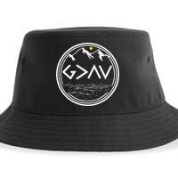 God Is Greater Than HIghs And Lows Disciple And Christian Sustainable Bucket Hat