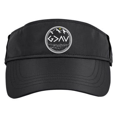 God Is Greater Than HIghs And Lows Disciple And Christian Adult Drive Performance Visor