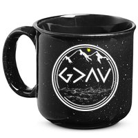 God Is Greater Than HIghs And Lows Disciple And Christian 15oz Campfire Ceramic Mug