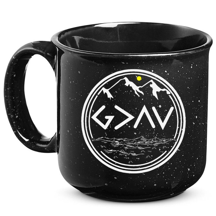 God Is Greater Than HIghs And Lows Disciple And Christian 15oz Campfire Ceramic Mug
