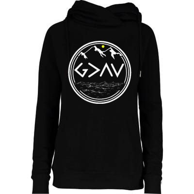 God Is Greater Than HIghs And Lows Disciple And Christian Womens Funnel Neck Pullover Hood