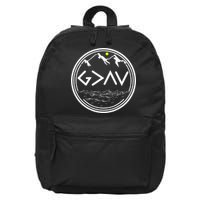 God Is Greater Than HIghs And Lows Disciple And Christian 16 in Basic Backpack