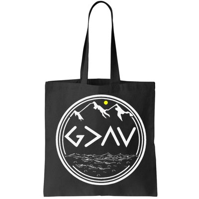 God Is Greater Than HIghs And Lows Disciple And Christian Bag