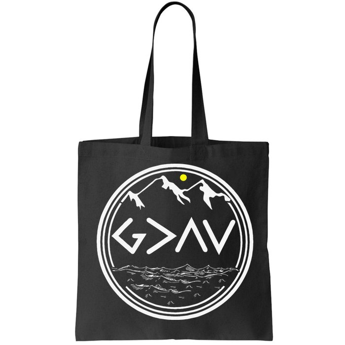 God Is Greater Than HIghs And Lows Disciple And Christian Bag