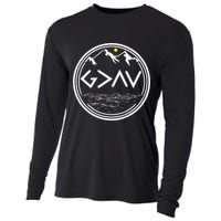 God Is Greater Than HIghs And Lows Disciple And Christian Cooling Performance Long Sleeve Crew