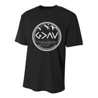 God Is Greater Than HIghs And Lows Disciple And Christian Youth Performance Sprint T-Shirt