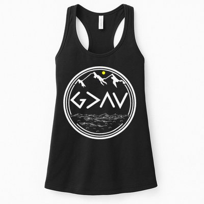 God Is Greater Than HIghs And Lows Disciple And Christian Womens Tank Top