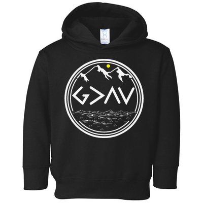 God Is Greater Than HIghs And Lows Disciple And Christian Toddler Hoodie