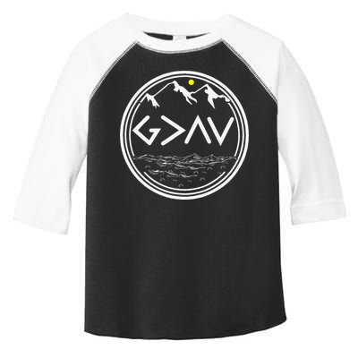 God Is Greater Than HIghs And Lows Disciple And Christian Toddler Fine Jersey T-Shirt