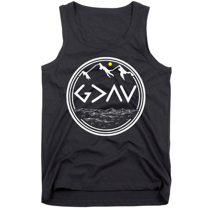 God Is Greater Than HIghs And Lows Disciple And Christian Tank Top
