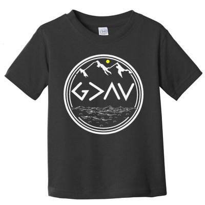 God Is Greater Than HIghs And Lows Disciple And Christian Toddler T-Shirt