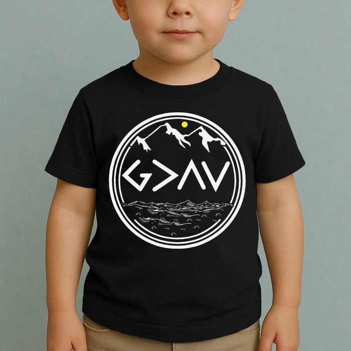 God Is Greater Than HIghs And Lows Disciple And Christian Toddler T-Shirt