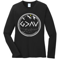 God Is Greater Than HIghs And Lows Disciple And Christian Ladies Long Sleeve Shirt