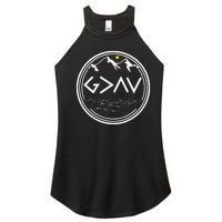 God Is Greater Than HIghs And Lows Disciple And Christian Women's Perfect Tri Rocker Tank