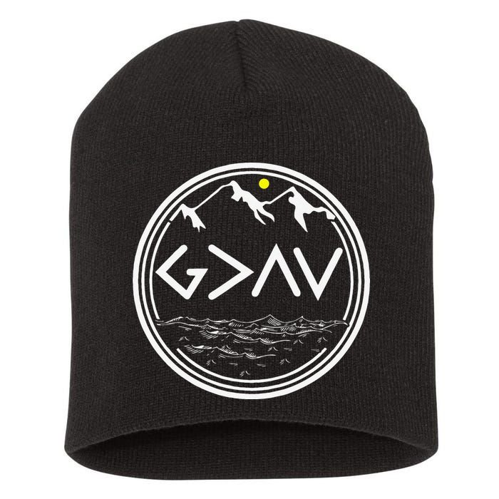 God Is Greater Than HIghs And Lows Disciple And Christian Short Acrylic Beanie