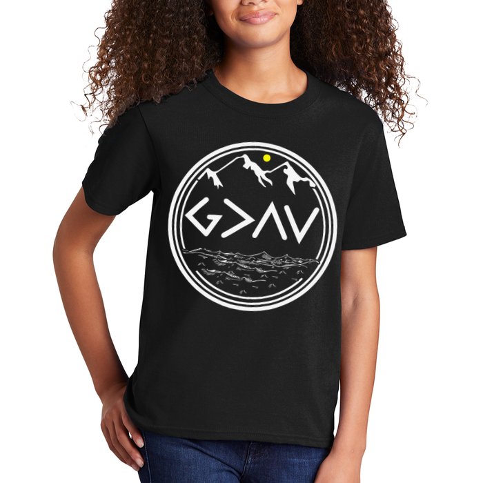 God Is Greater Than HIghs And Lows Disciple And Christian Kids T-Shirt