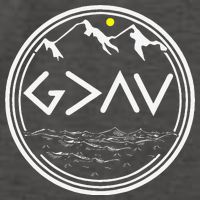 God Is Greater Than HIghs And Lows Disciple And Christian Vector Backpack