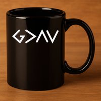 God Is Greater Than HIghs And Lows Disciple And Christian 11oz C Handle Ceramic Mug