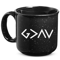 God Is Greater Than HIghs And Lows Disciple And Christian 15oz Campfire Ceramic Mug
