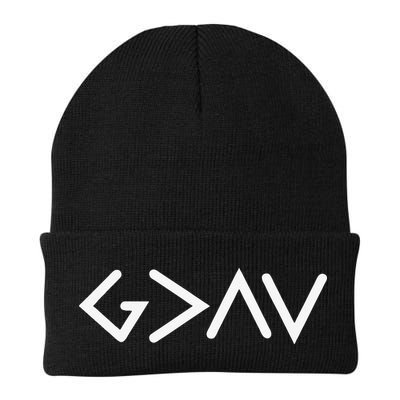 God Is Greater Than HIghs And Lows Disciple And Christian Beanie