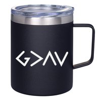God Is Greater Than HIghs And Lows Disciple And Christian 12oz Stainless Steel Coffee Mug