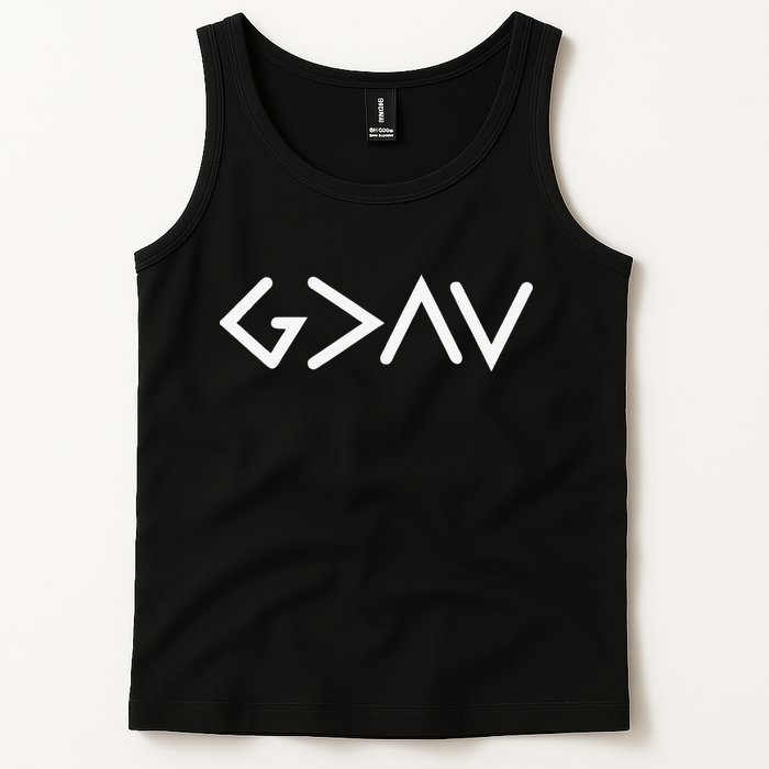 God Is Greater Than HIghs And Lows Disciple And Christian Tank Top
