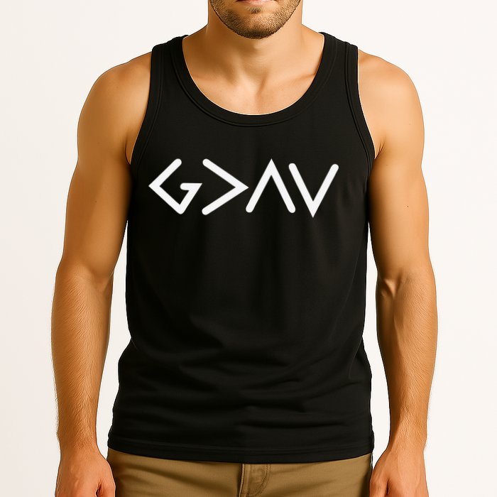 God Is Greater Than HIghs And Lows Disciple And Christian Tank Top