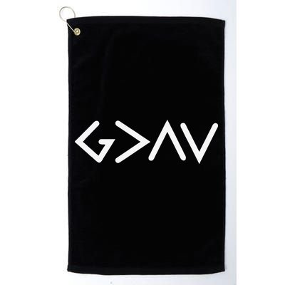 God Is Greater Than HIghs And Lows Disciple And Christian Golf Towel