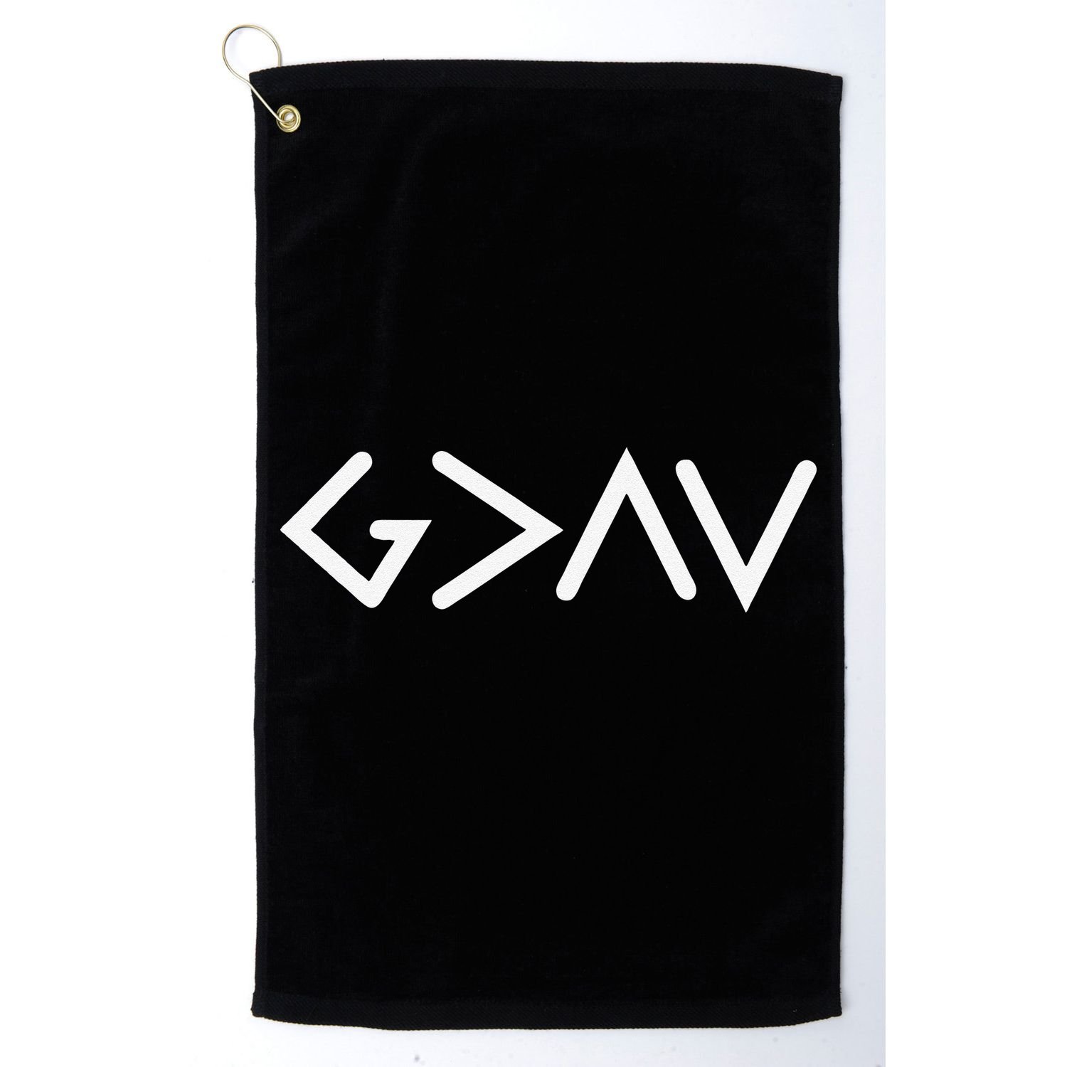 God Is Greater Than HIghs And Lows Disciple And Christian Golf Towel