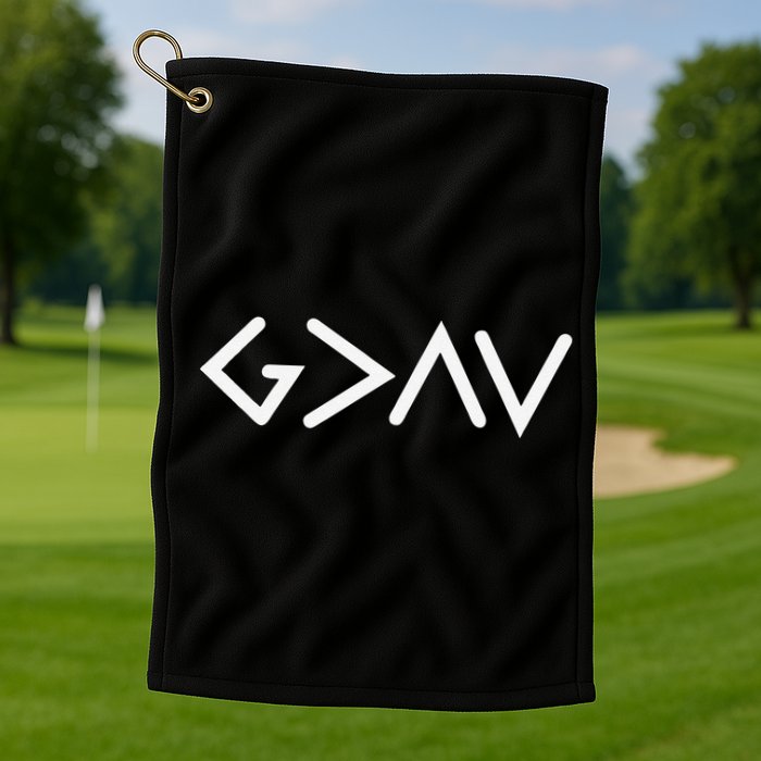 God Is Greater Than HIghs And Lows Disciple And Christian Golf Towel