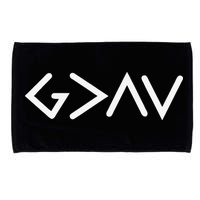God Is Greater Than HIghs And Lows Disciple And Christian Microfiber Hand Towel