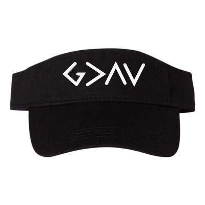 God Is Greater Than HIghs And Lows Disciple And Christian Visor