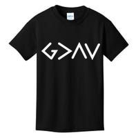 God Is Greater Than HIghs And Lows Disciple And Christian Kids T-Shirt