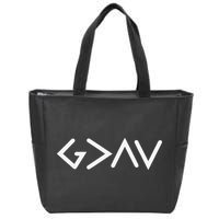 God Is Greater Than HIghs And Lows Disciple And Christian Zip Tote Bag
