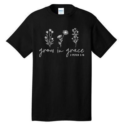 Grow In Grace Christian Easter Day Tall T-Shirt