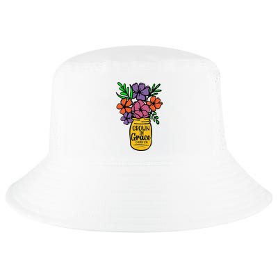 grown in grace Jesus believe Christian gift ideas Cool Comfort Performance Bucket Hat