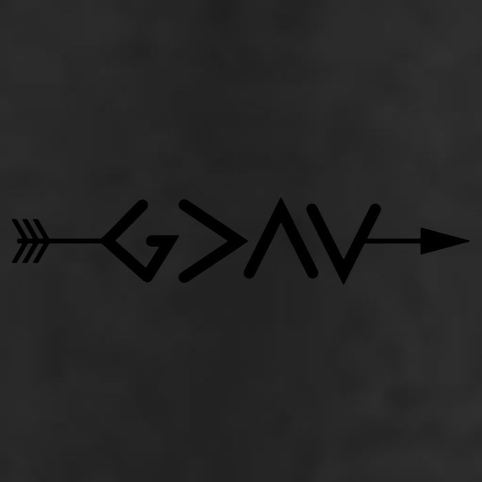God Is Greater Than The Highs And Lows Arrow Christian Design Cool Comfort Performance Bucket Hat